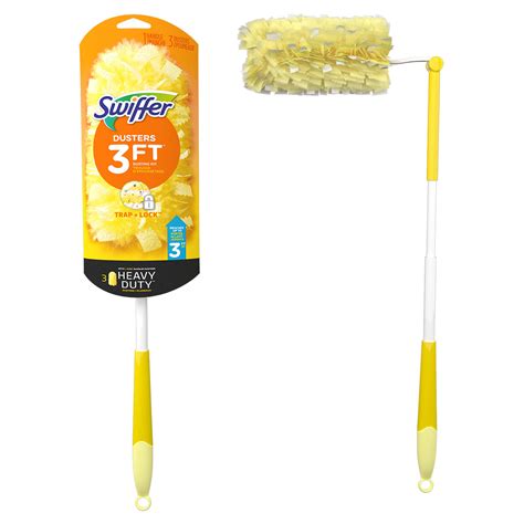 Swiffer Dusters Heavy Duty Ft Extendable Handle Starter Kit Swiffer