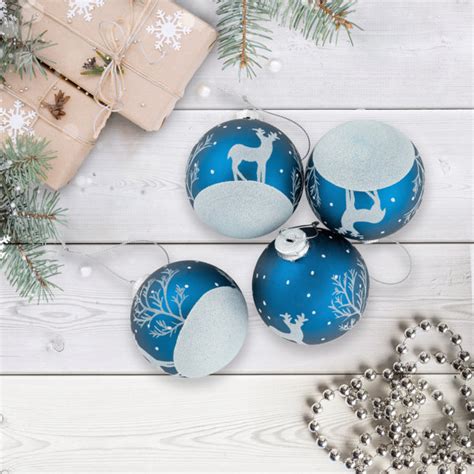 Northlight Blue Glass Ball Christmas Ornament Wayfair