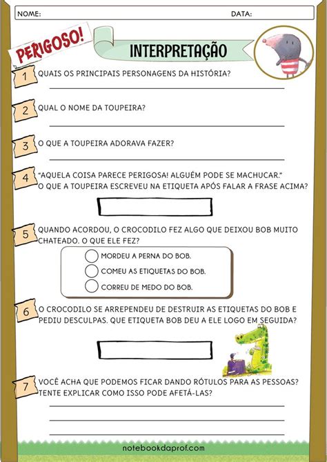 Sd Perigoso Gratuito Material Escolar Educacional Aula