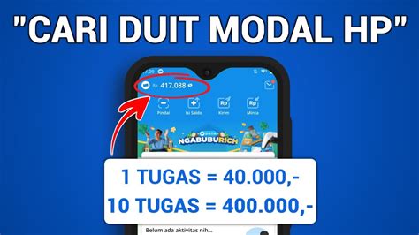 KERJA SAMPINGAN ONLINE DIBAYAR 400 RIBU PER HARI Cara Menghasilkan