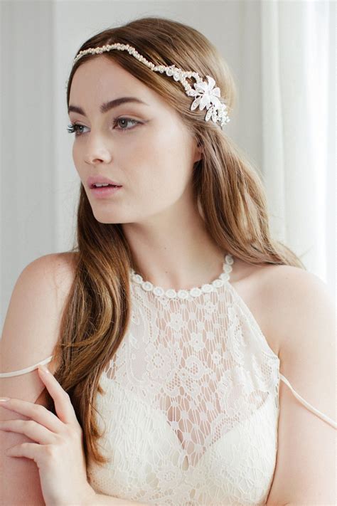 Unique Bridal Headpieces And Veils Boho Headpiece Bridal Headpieces