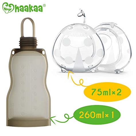 Haakaa Manual Breast Pump With Bag Combo Ladybug Collector Ml