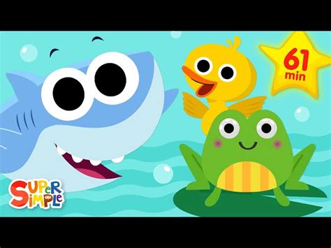 Ducks, Fish, Frogs, Sharks, and More! Water Songs | Kids Songs | Super ...