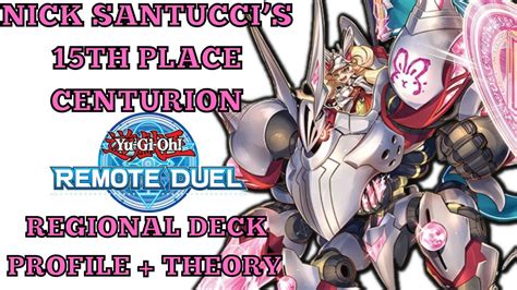 NICK SANTUCCI S 15TH PLACE CENTURION CENTUR ION REGIONAL DECK PROFILE