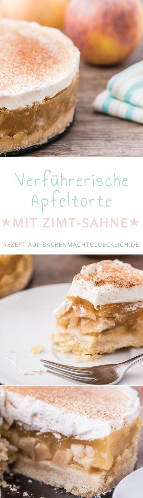 Apfeltorte Mit Sahne Und Zimt Backen Macht Gl Cklich Recipe Best