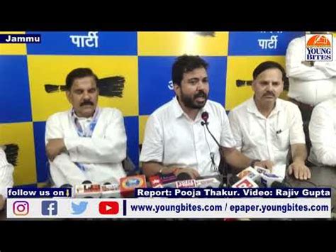 Press Conference By Senior Leader Durgesh Pathak Mla Rajendra Nagar