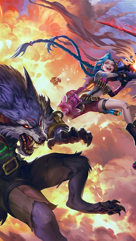 Lol Wild Rift Warwick Jinx Vex 4k 8631i Wallpaper Pc Desktop