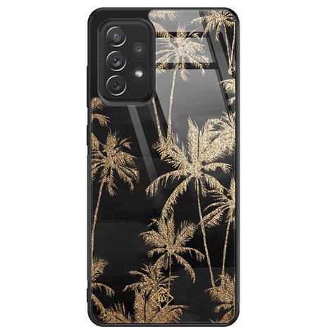 Samsung Galaxy A52 Glazen Hardcase Palmbomen Casimoda Nl