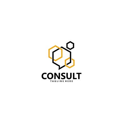 Consult Logo Icon Vector Isolated 7122684 Vector Art At Vecteezy