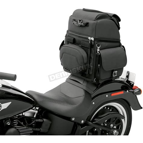 Saddlemen Plain B3400EX S Combination Backrest Seat And Sissy Bar Bag