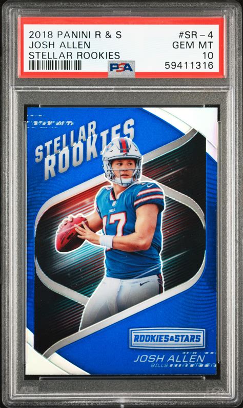 Josh Allen Rookies Stars Sr Stellar Rookies Price Guide