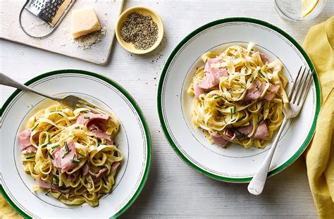 Tasty ham tagliatelle | Tesco Real Food