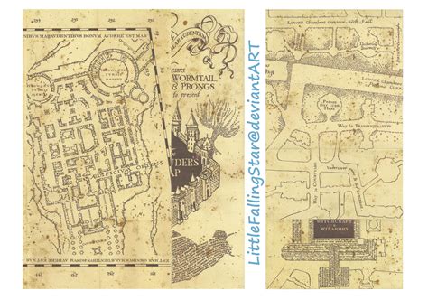 Marauders Map page 4 by LittleFallingStar on DeviantArt