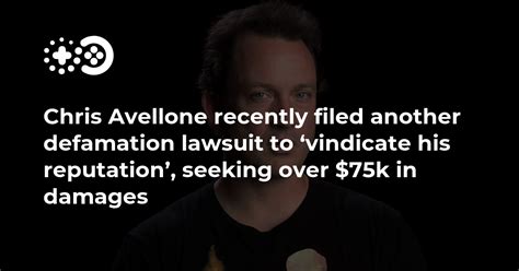 Chris Avellone recently filed another defamation lawsuit to ‘vindicate his reputation’, seeking ...