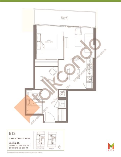 M City Condos Phase 1 Floor Plans Prices Availability Talkcondo