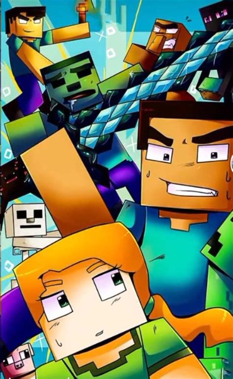 Minecraft Wallpaper with Characters