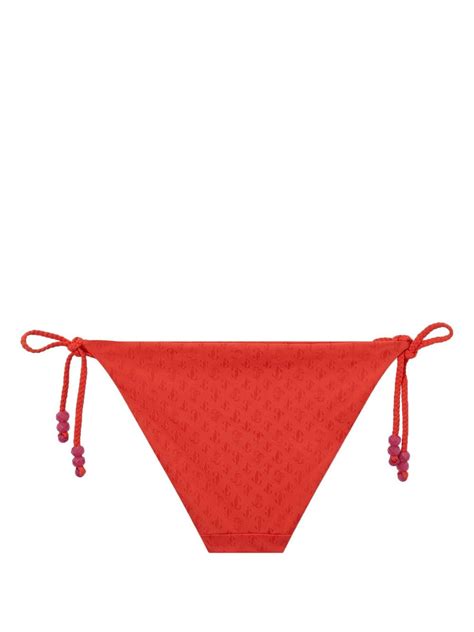 Jimmy Choo Aubrie Monogram Bikini Bottom Farfetch