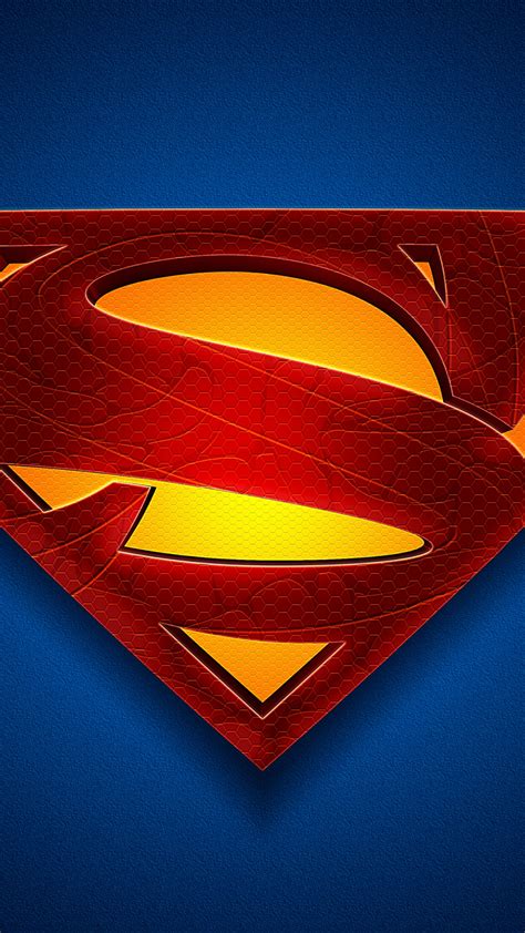 Superman Logo Hd Wallpaper For Iphone X