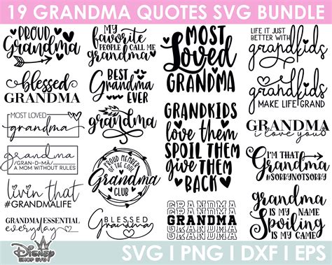 Grandma Svg Bundle Nana Svg Granny Svg Retired Svg Blessed Etsy Australia