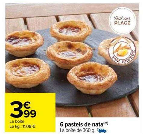 Promo Pasteis De Nata Chez Carrefour Icatalogue Fr