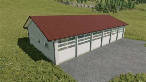 Große Maschinenhalle v1 0 FS25 Mod FS22 Mod