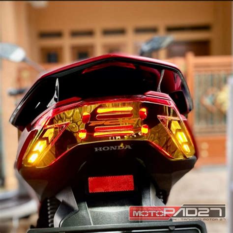 Promo Garnish Lampu Belakang Stoplamp Pcx Akrilic Premium Pnp