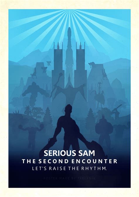 Serious Sam Tse Minimalistic Poster By Freeknik On Deviantart