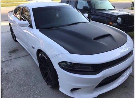 Dodge Charger Wrapped In Matte Black Vinyl