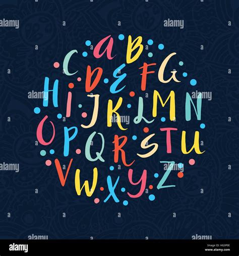 Unique Vector Alphabet Stock Vector Image And Art Alamy