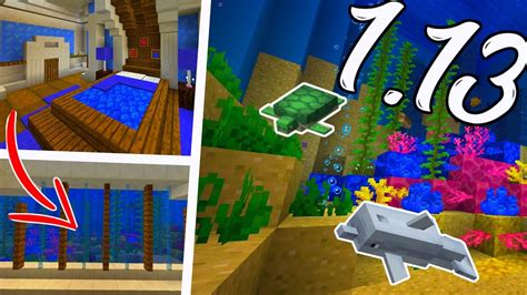 Minecraft Fish Tank Ideas Aquatic Update 113 Master Bedroom