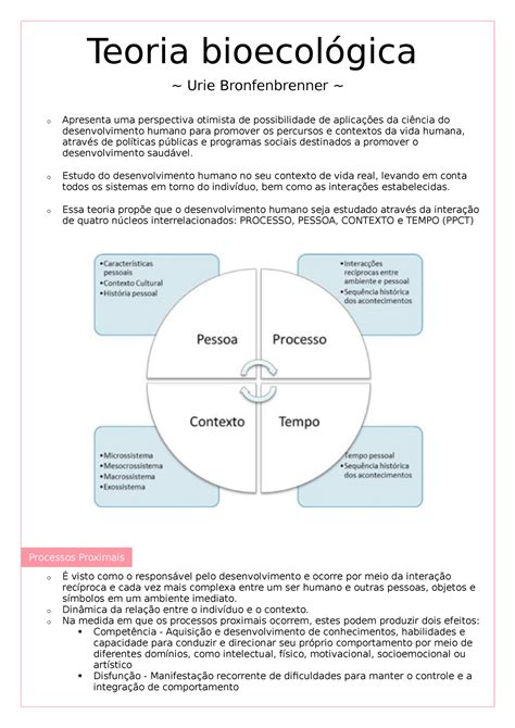 Resumo Da Teoria De Bronfenbrenner Retoedu