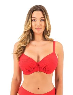 Beach Waves Wired Scoop Neck Bikini Top D H Fantasie M S