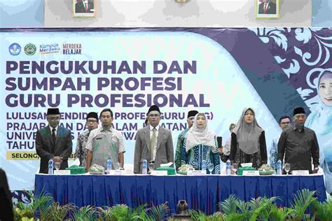 Rektor Universitas Hamzanwadi Dr Hj Sitti Rohmi Djalilah Kukuhkan