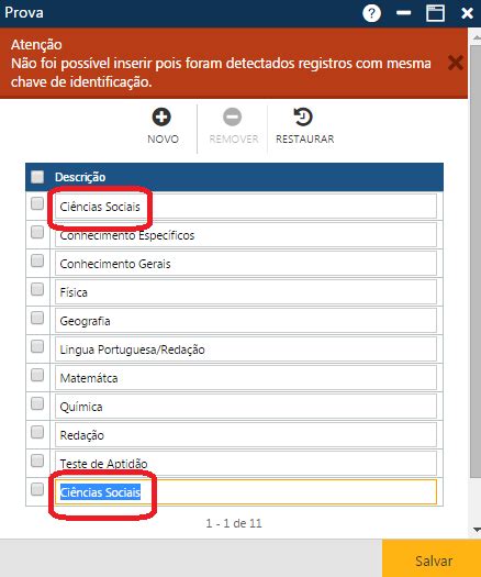 Aw Secret Rio Tabela Registro Escolar Prova Manual Sagres