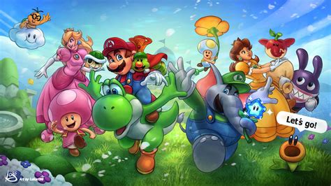 Super Mario Bros Wonder Fanart By Lukart96 By Lukart96 On Deviantart