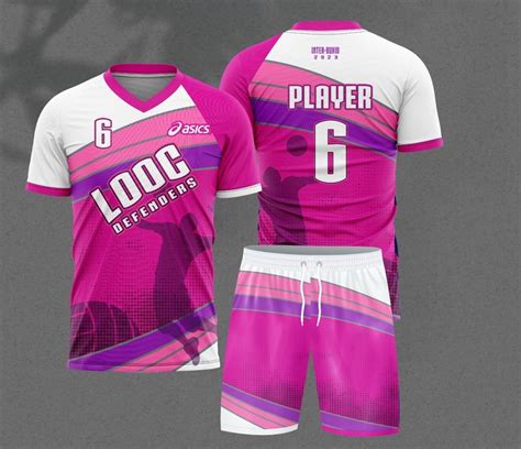 pink volleyball uniform design | Volleyball uniforms design, Sports jersey design, Jersey design