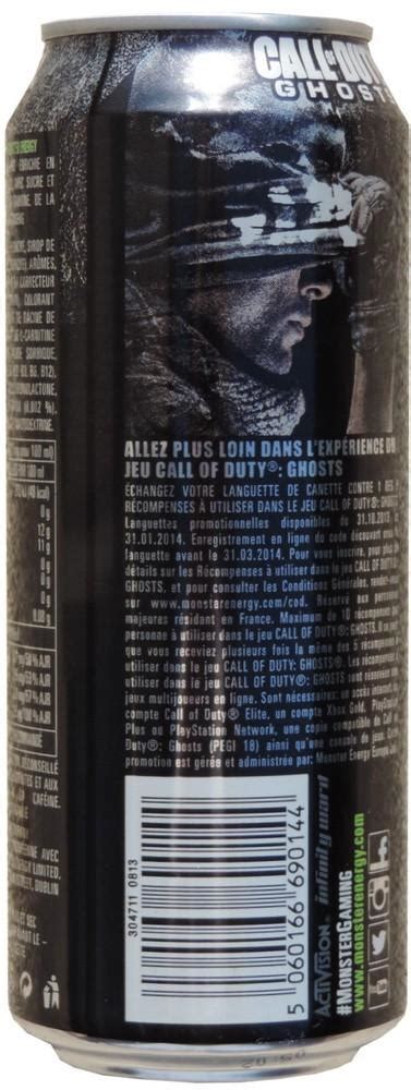 Monster Energy Drink 500ml Call Of Duty Ghosts France