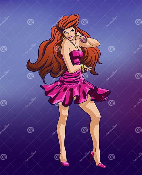 Vector Beautiful Woman Stock Vector Illustration Of Sensuality 53190859