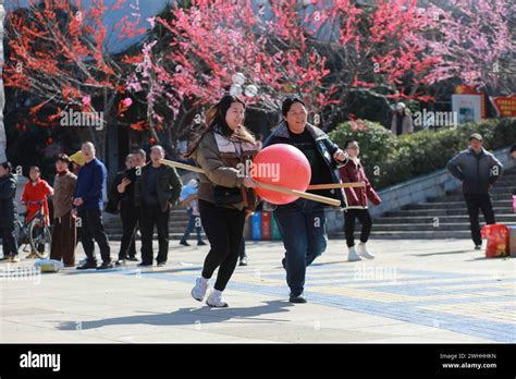 Beijing China S Guizhou Province Th Feb People Take Part In