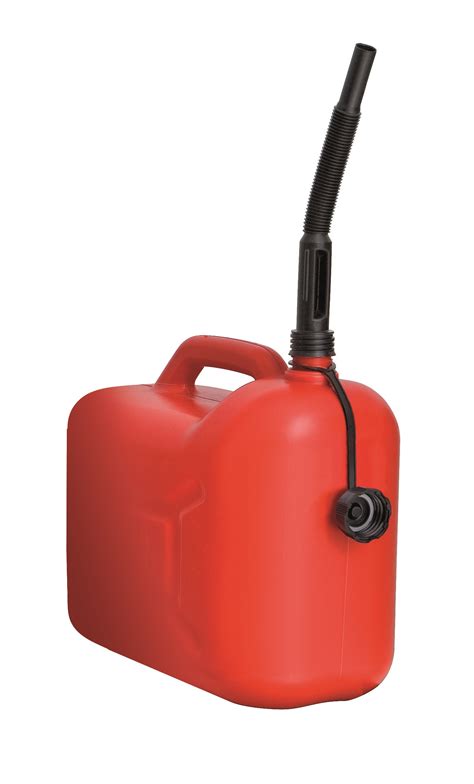 Bränsledunk 20 liter i plast med lock och pip. UN-godkänd. - Alentec