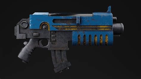 Warhammer The Bolter Of Space Marine 3d Model 3d Printable Cgtrader