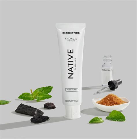 Native Fluoride Free Detoxifying Toothpaste | Charcoal