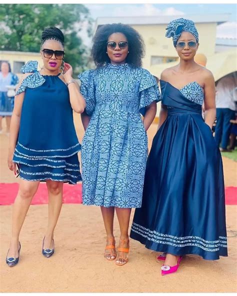 Traditional Shweshwe Dresses For Makoti Embrace The Rich South African