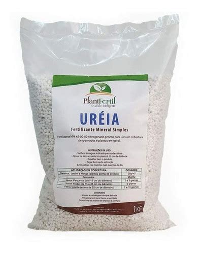 Fertilizante Ureia Npk 45 00 00 Para Plantas E Flores 1kg