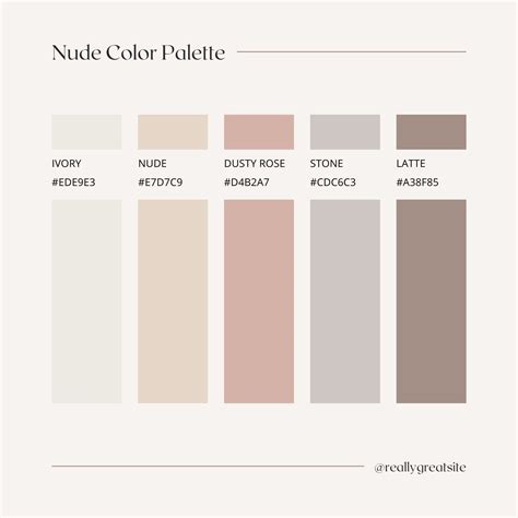 Beige Color Palette For Instagram Canva Templates For Stunning Pinterest Pins Nude Color