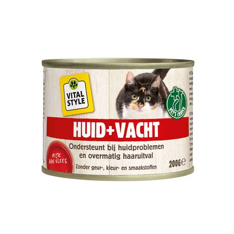 Vitalstyle Ecostyle Kattenvoeding Huid En Vacht 6x200 Gram Tray