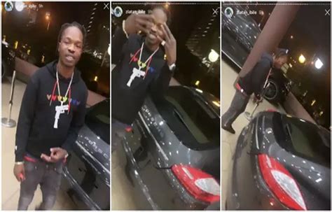 Naira Marley Seen Posing With His New Car- Video | Independent ...