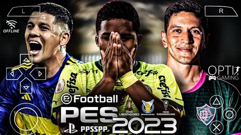 Efootball Pes Ppsspp Sul Americano Gr Ficos Realistas E