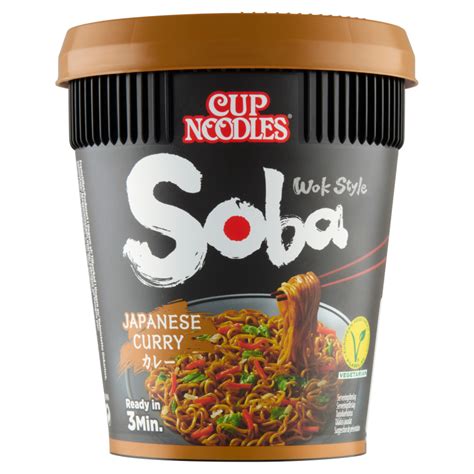 Nissin Soba Cup sült tészta 90 g japán jellegű curry ízesítő szósszal