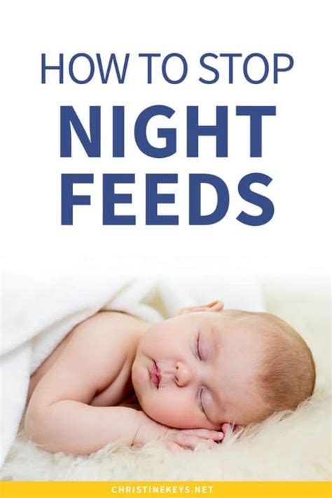 How To Stop Night Feeds And Get Your Baby Sleeping Through